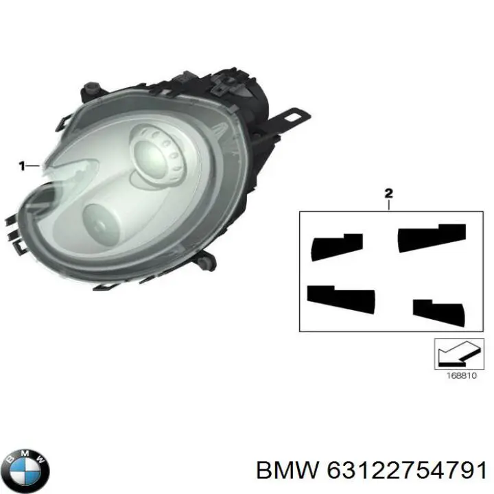 63122754791 BMW luz esquerda