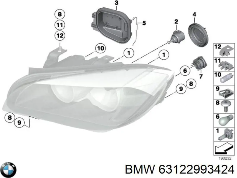 63122993424 BMW 