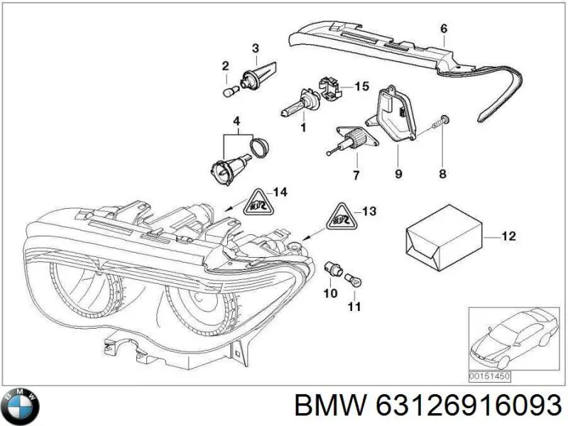  63126916093 BMW