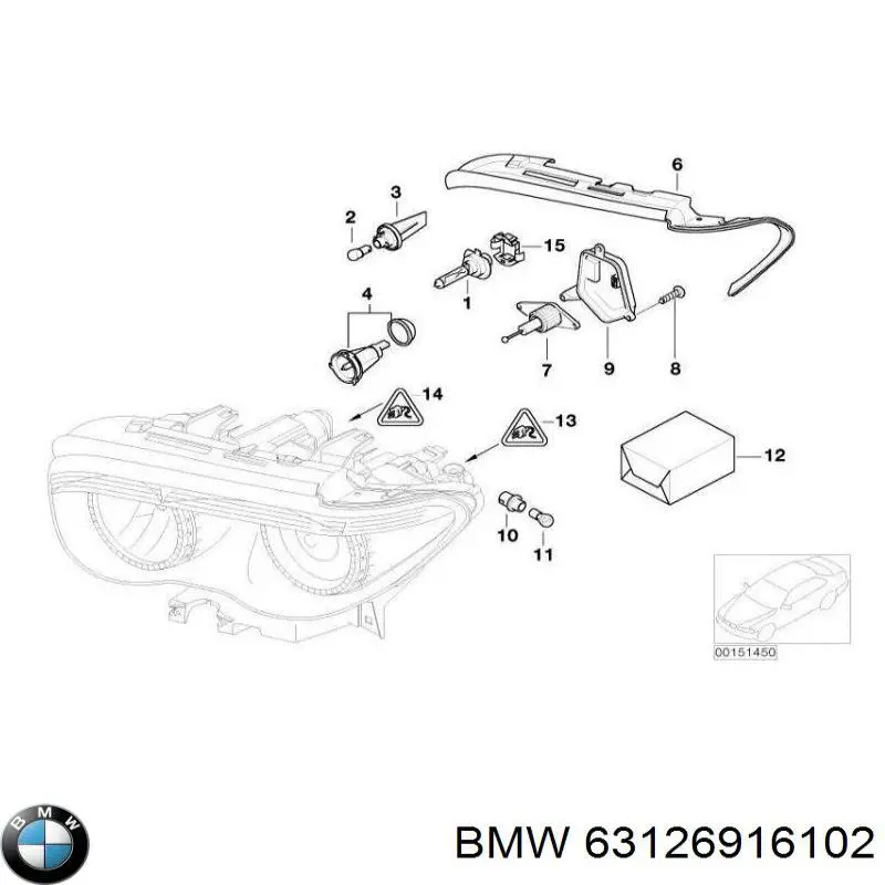  63126916102 BMW