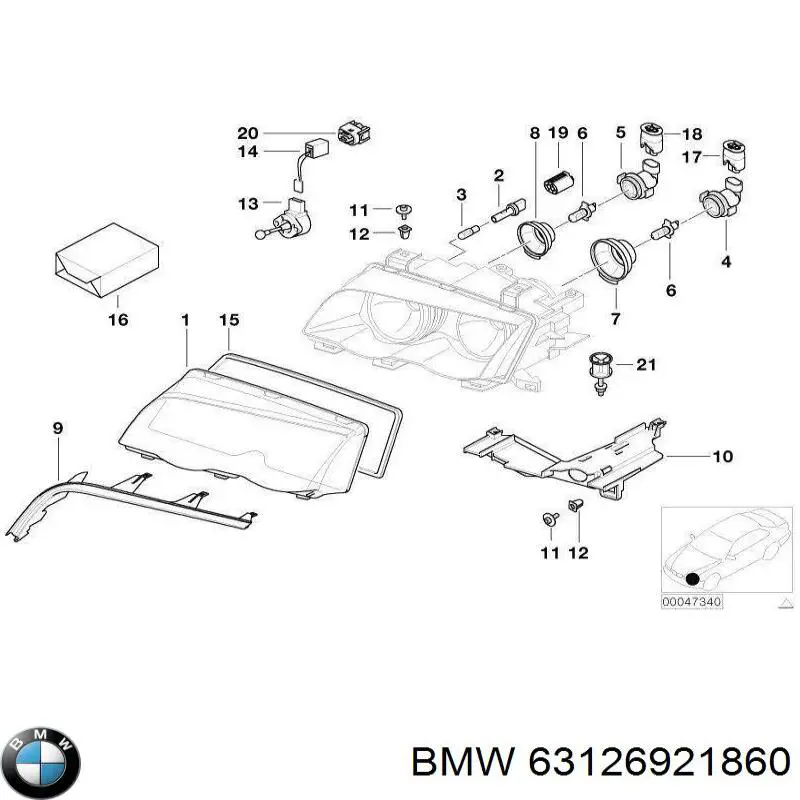  63126921860 BMW