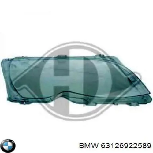 Стекло фары левой 63126922589 BMW