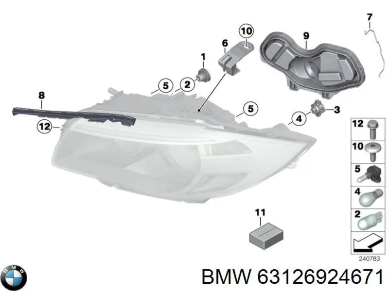  63126924671 BMW