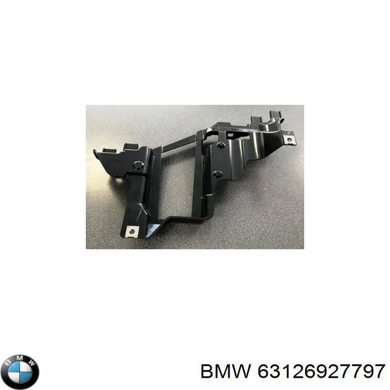 63126927797 BMW consola (adaptador de fixação da luz dianteira esquerda)