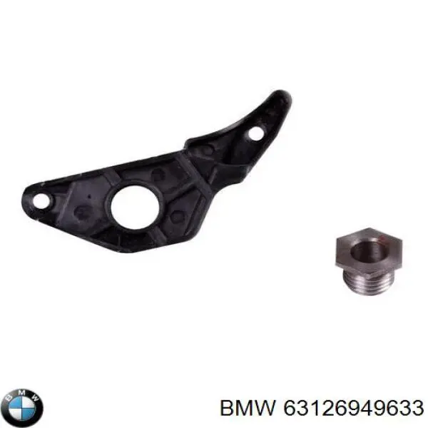 Soporte, faro principal delantero izquierdo 63126949633 BMW