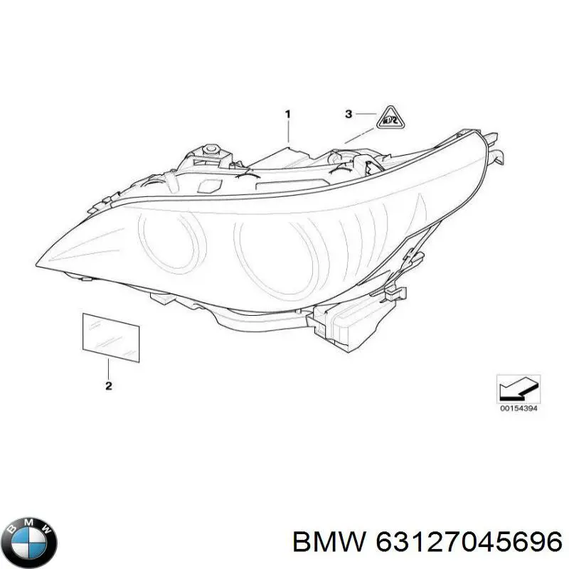 63127045696 BMW luz direita