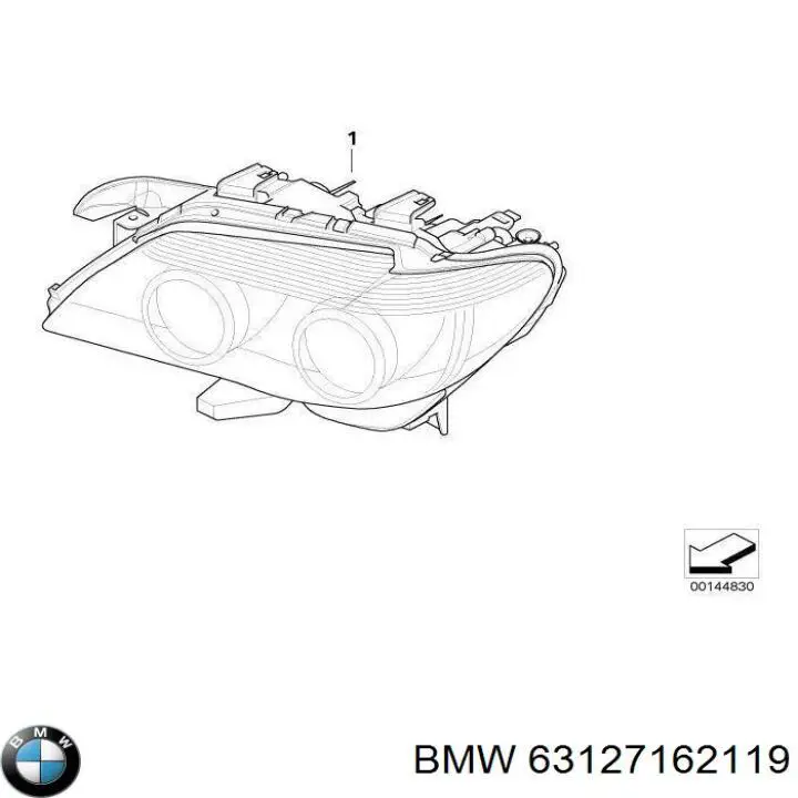 63127162119 BMW luz esquerda