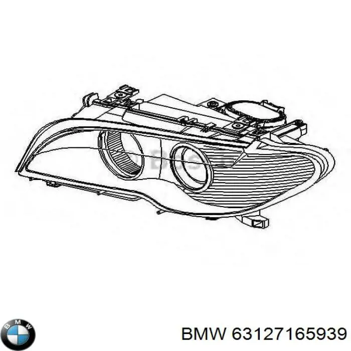 Левая фара 63127165939 BMW