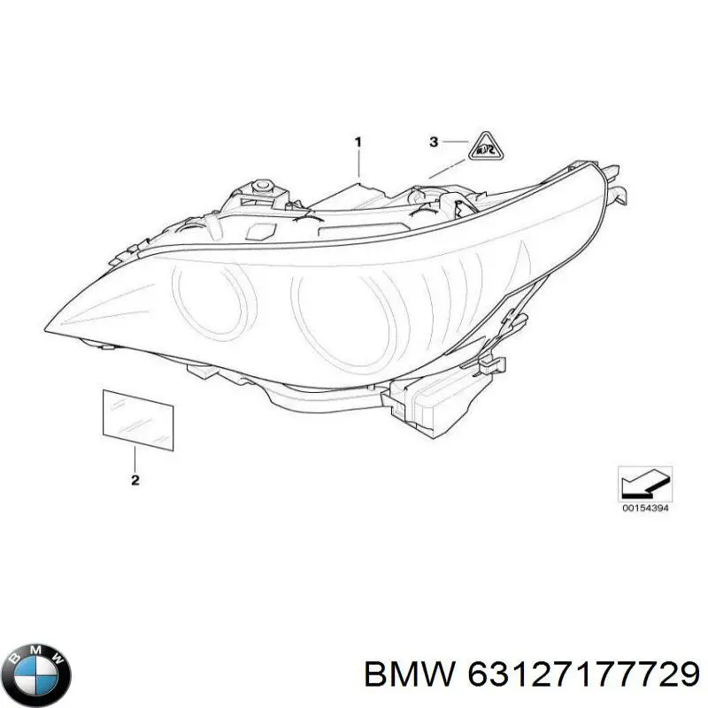 Фара левая 63127177729 BMW