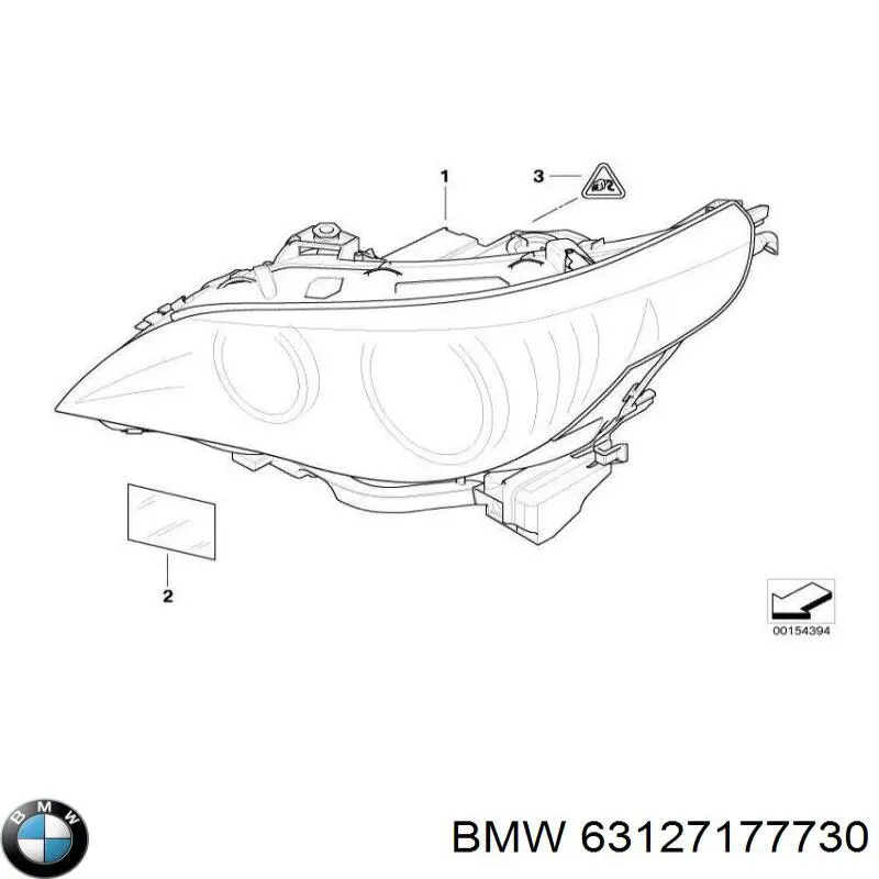 Фара правая 63127177730 BMW