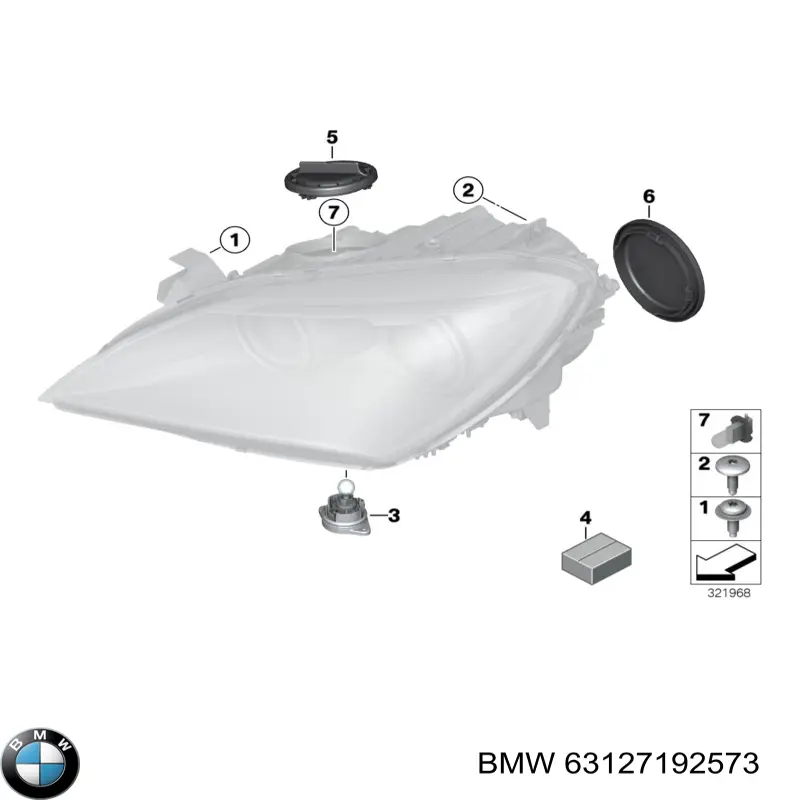 BMW 63127192573 цена, от 20.27 USD