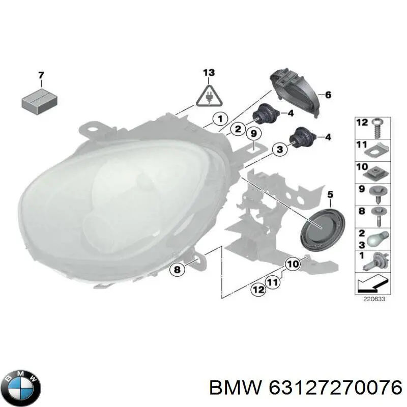 63127270076 BMW 