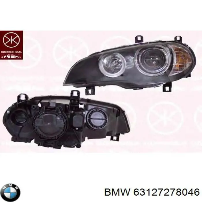 Правая фара 63127158928 BMW