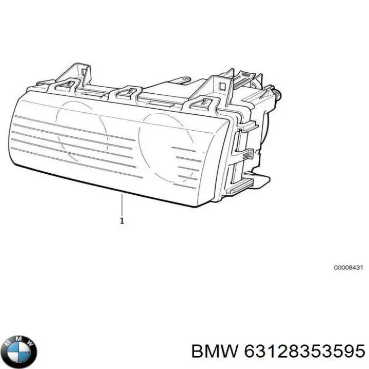Фара левая BMW 63128353595 цена, от 583.44 USD
