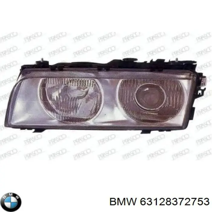 Левая фара 63128372753 BMW