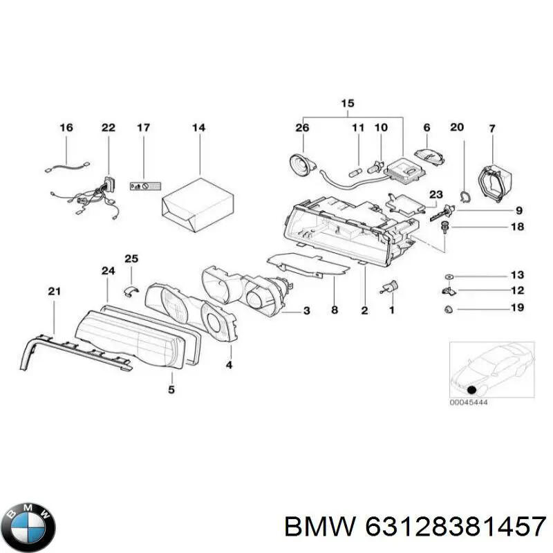 63128381457 BMW 