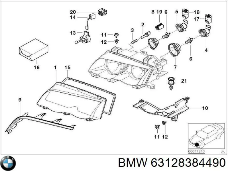  63128384490 BMW