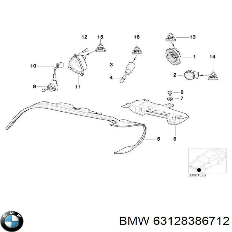  63128386712 BMW