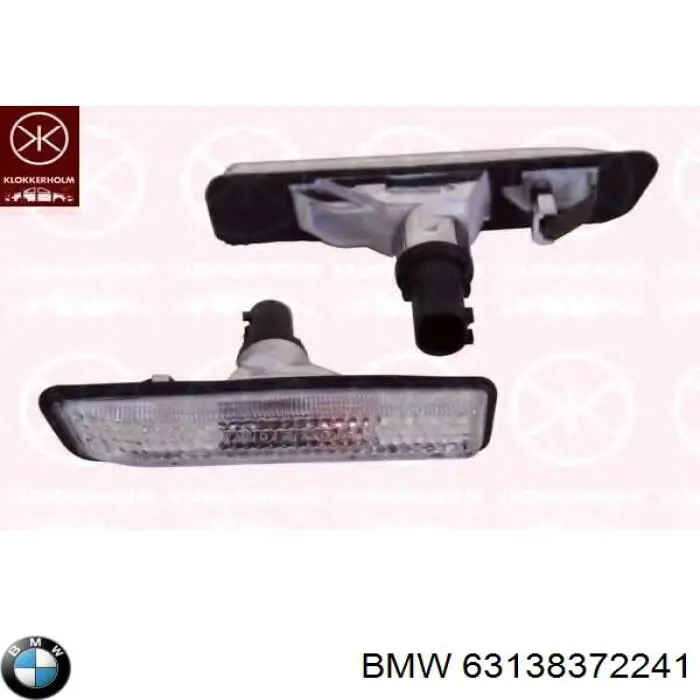 Повторитель поворота на крыле, левый BMW 63138372241