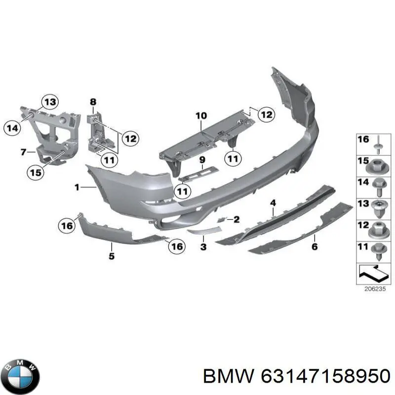  63147158950 BMW