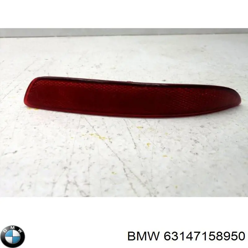 Отражатель бампера заднего правый BMW 63147158950 цена, от 19.43 USD