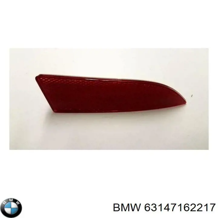 63147162217 BMW катафот (отражатель заднего бампера левый)