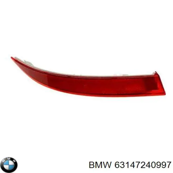 Retrorrefletor (refletor) do pára-choque traseiro esquerdo para BMW X5 (E70)