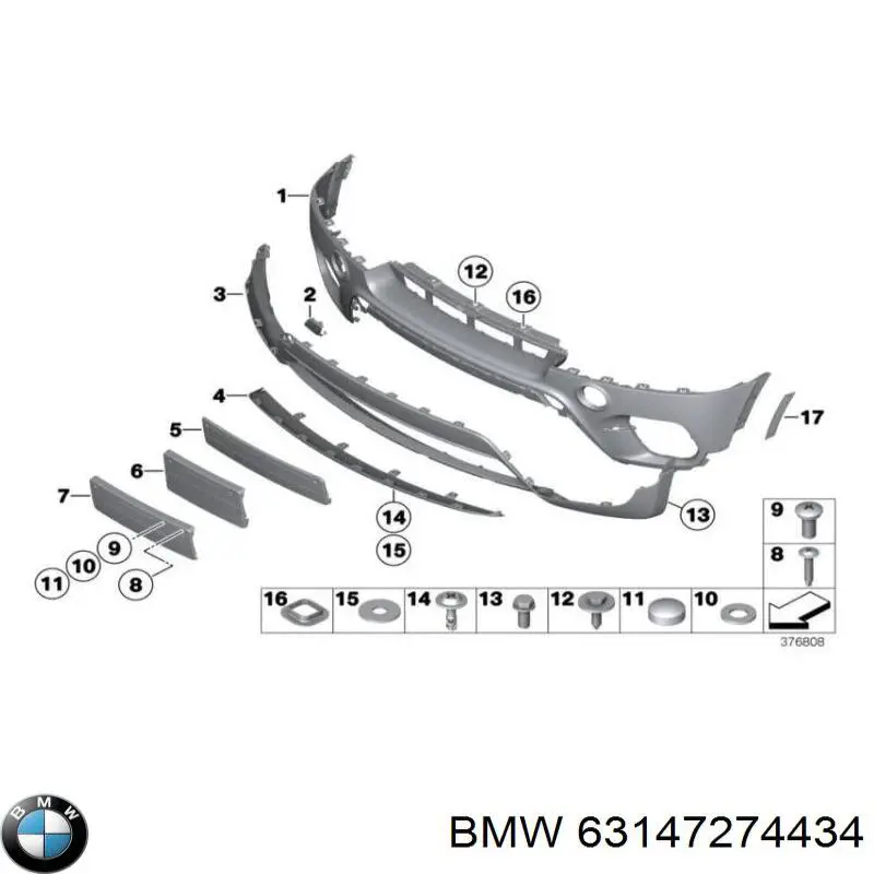 63147274434 BMW posição (pisca-pisca no pára-choque)