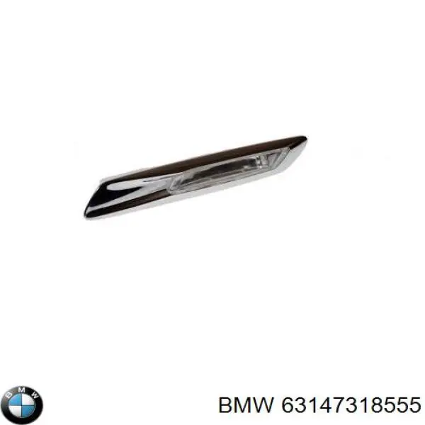 63147318555 BMW катафот (отражатель заднего бампера левый)