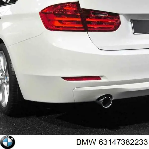 Левый отражатель заднего бампера BMW 63147382233 цена, от 12.67 USD