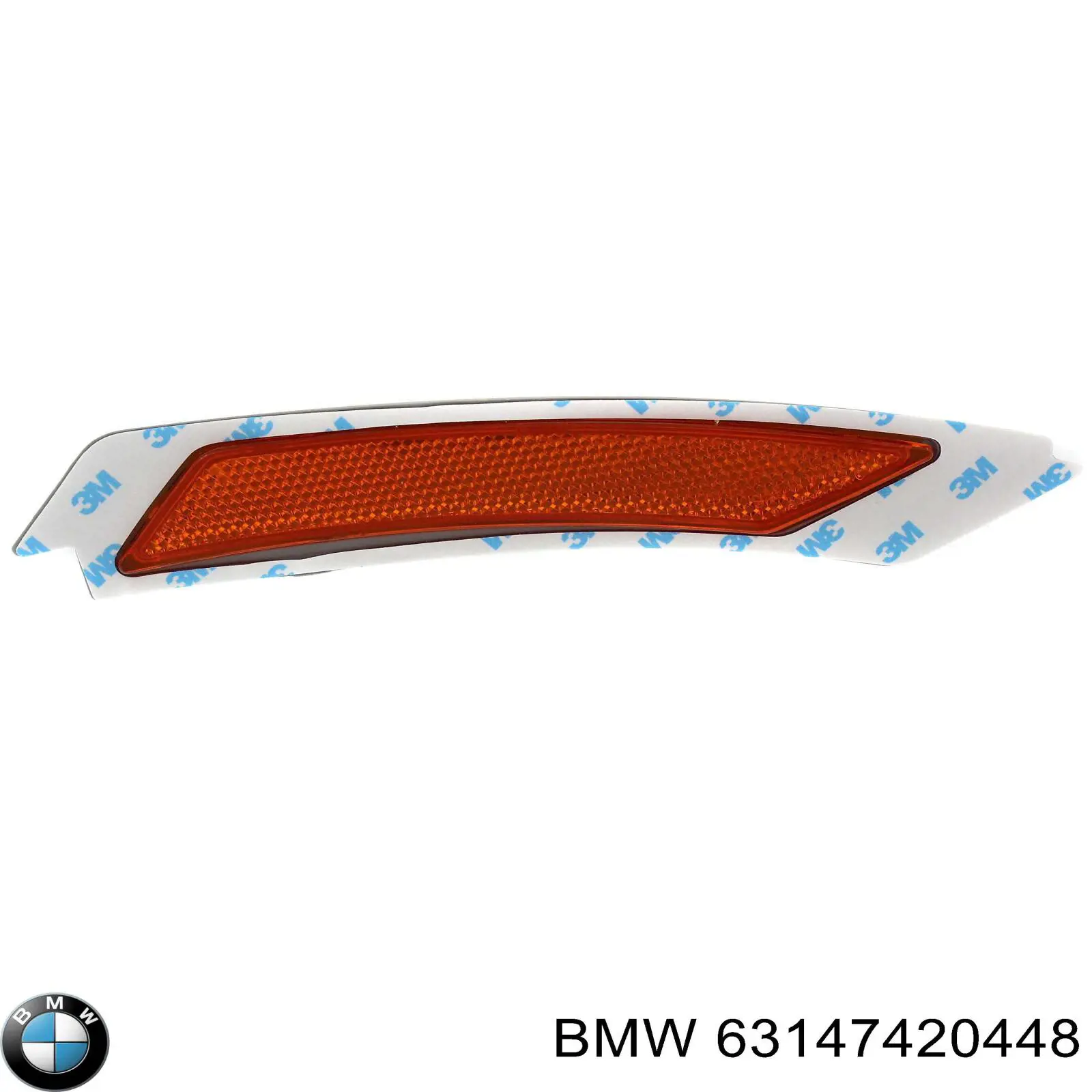 Отражатель бампера заднего правый BMW 63147420448 цена, от 16.47 USD