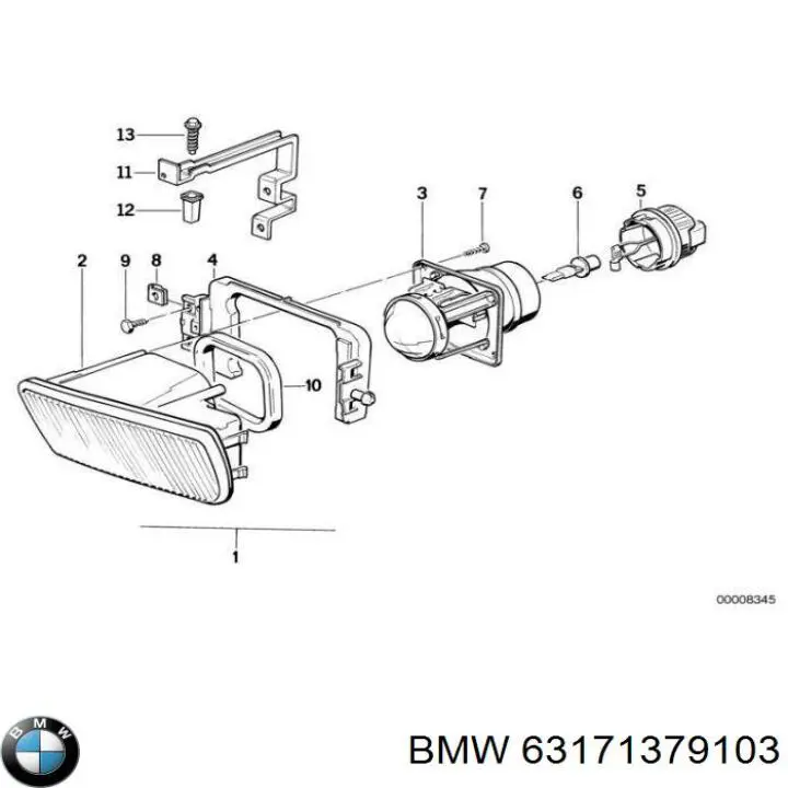 Противотуманные фары Бмв 7 E32 (BMW 7)