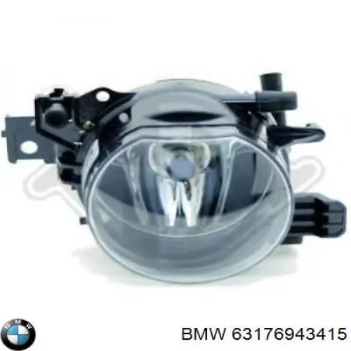 Фара противотуманная левая 63176943415 BMW