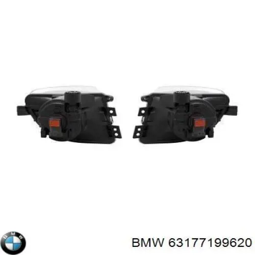 Фара противотуманная, правая BMW 63177199620 цена, от 99.84 USD