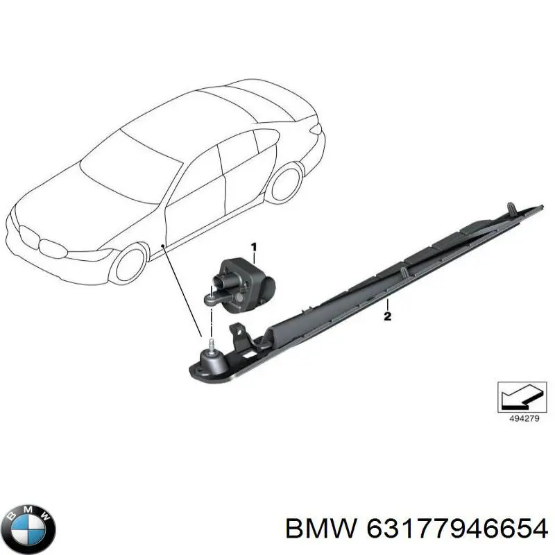  BMW 63177946654 цена, от 84.23 USD