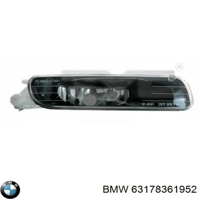 Фара протитуманна, права 63178361952 BMW