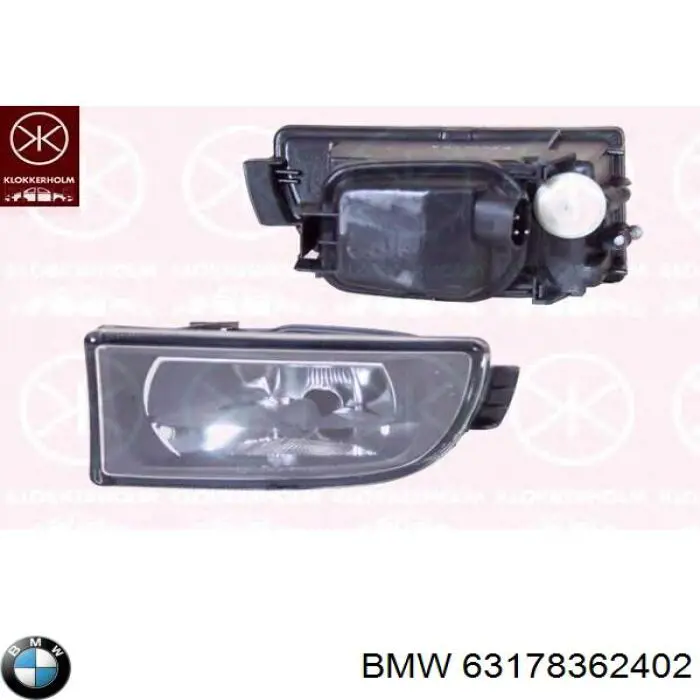 Фара противотуманная правая 63178362402 BMW