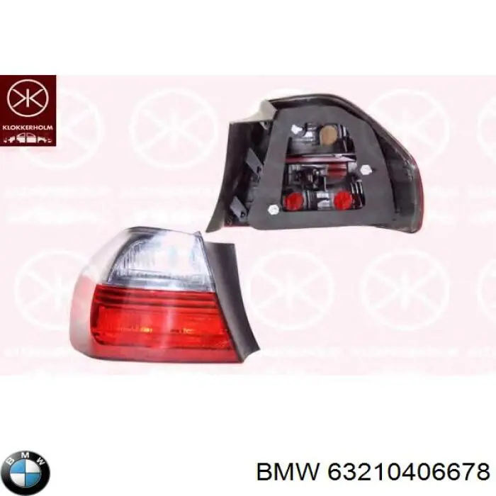 Фонарь задний (TUNING), комплект из 4 шт. BMW 63210406678
