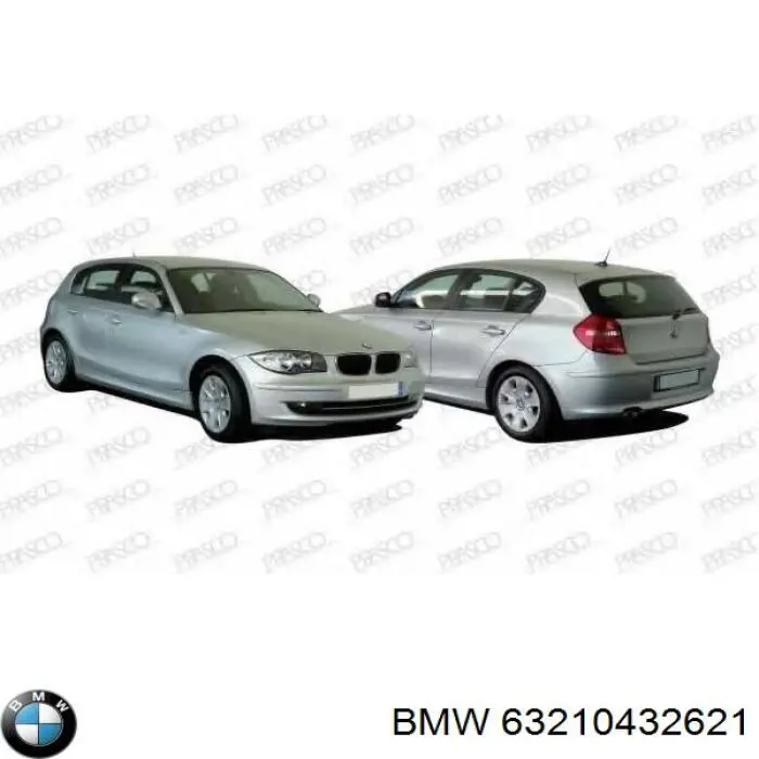 Фонарь задний левый 63210432621 BMW