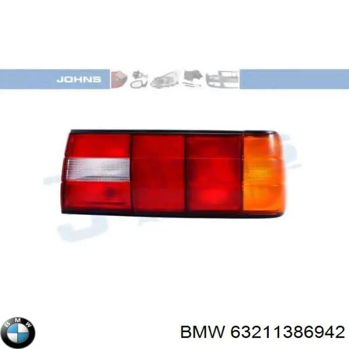 Фонарь задний правый 63211386942 BMW