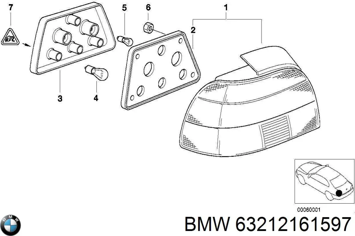  63212161597 BMW