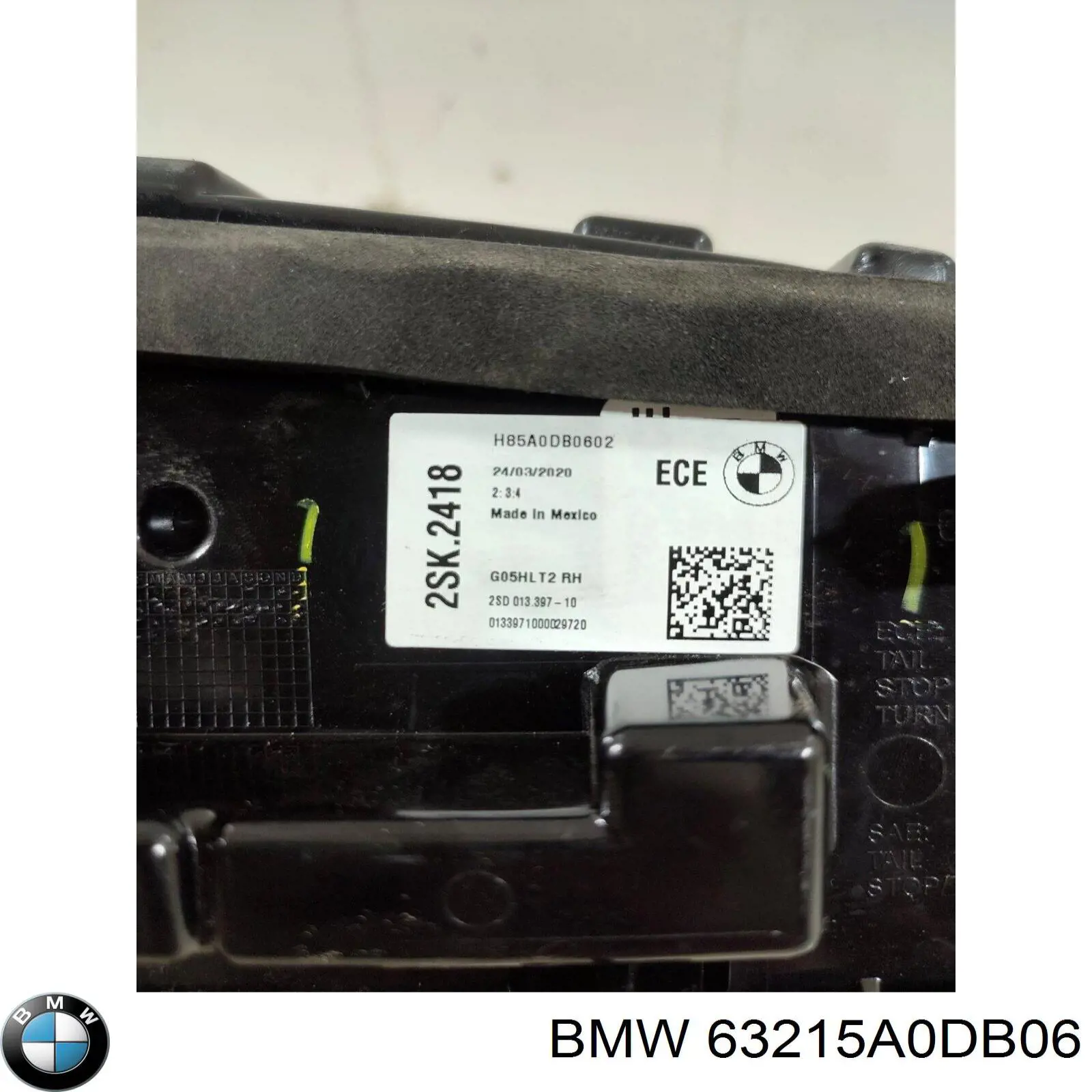 63215A0DB06 BMW Фара задняя правая внутренняя