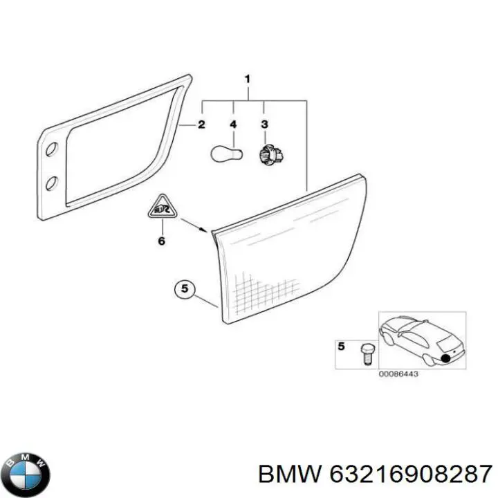 63216908287 BMW 