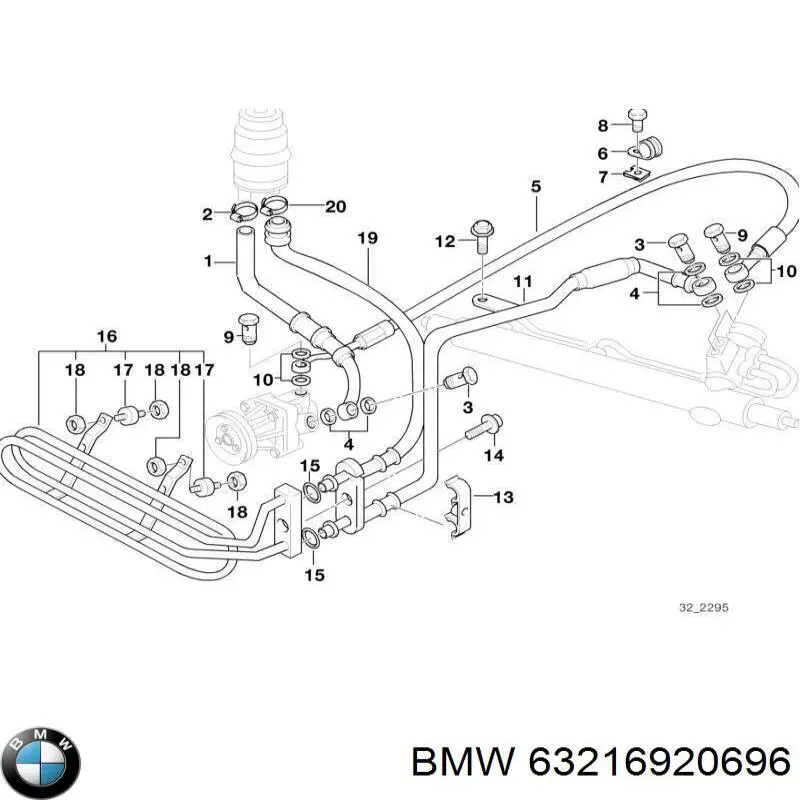 Фара задняя правая внешняя BMW 63216920696 цена, от 170.57 USD
