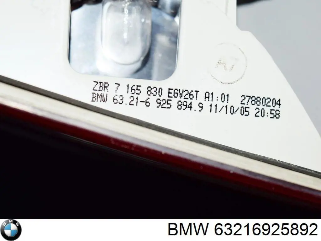 Фара задняя правая внешняя BMW 63216925892 цена, от 72.22 USD