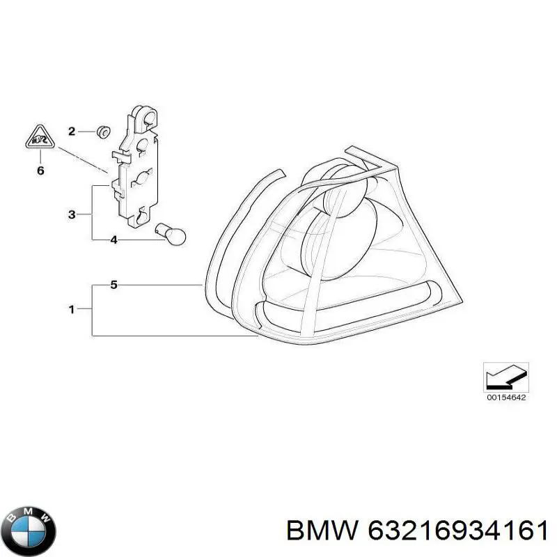 Задняя левая фара BMW 63216934161 цена, от 118.51 USD
