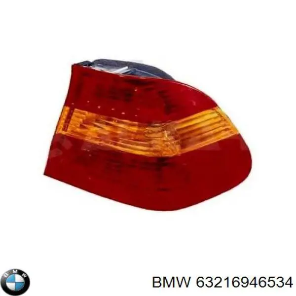Купить 63216946534 BMW Фонарь задний правый, внешний