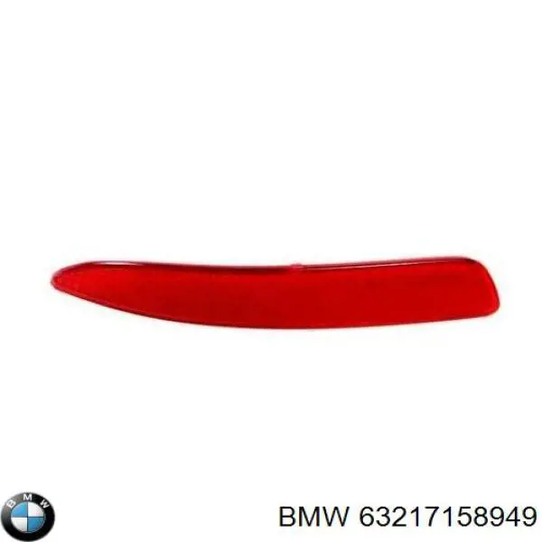 63217158949 BMW Левый катафот бампера