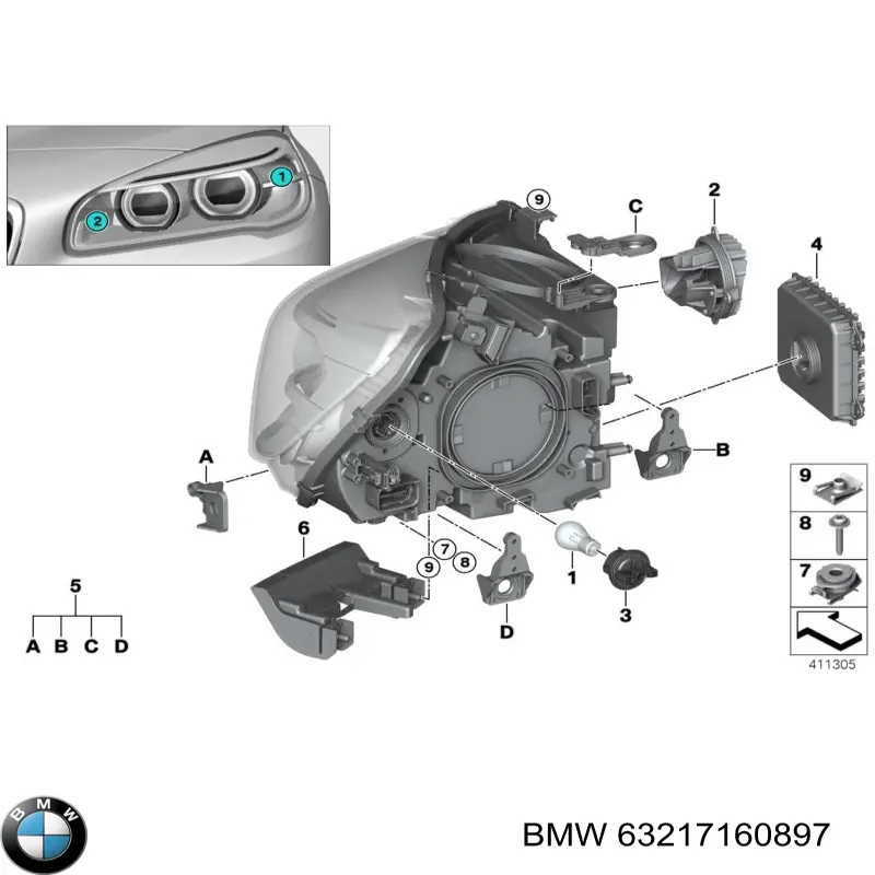 63217160897 BMW 