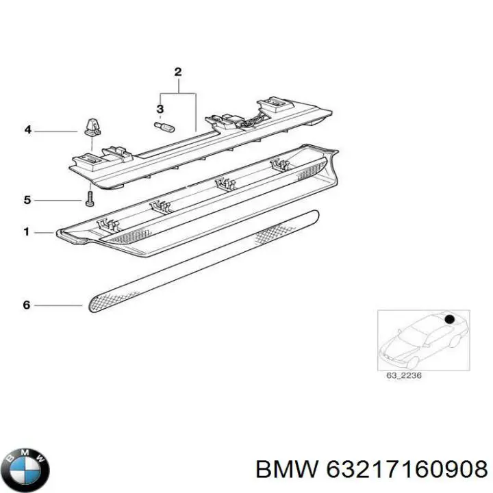 Лампочка ближнего света 63217160908 BMW